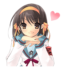The Melancholy of Haruhi Suzumiya sticker #111055