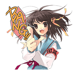 The Melancholy of Haruhi Suzumiya sticker #111056