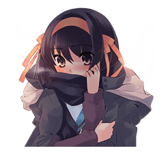 The Melancholy of Haruhi Suzumiya sticker #111057