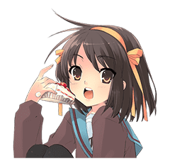 The Melancholy of Haruhi Suzumiya sticker #111064