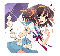 The Melancholy of Haruhi Suzumiya sticker #111069