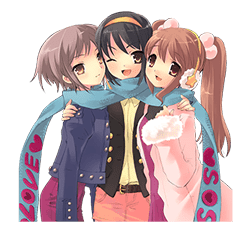 The Melancholy of Haruhi Suzumiya sticker #111071