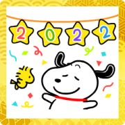 สติ๊กเกอร์ไลน์ Animated Snoopy New Year's Stickers