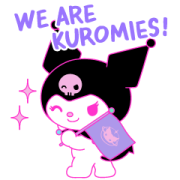 สติ๊กเกอร์ไลน์ Kuromi #KUROMIfy the World