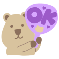 クオッカの推し活♡  (紫色)