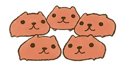 KAPIBARA-SAN & Friends 2 sticker #526151