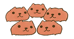 KAPIBARA-SAN & Friends 2 sticker #526151
