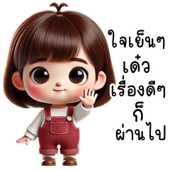 สติ๊กเกอร์ไลน์ อบเชย คิ้วเกิร์ล