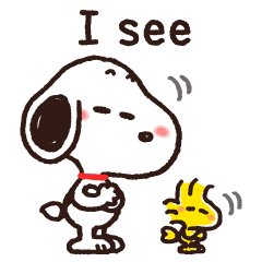 Snoopy นุ่มนิ่มน่ารัก♪ ตอบแชทได้ง่ายจัง