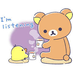 Dozing off with you, Rilakkuma