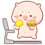 สติ๊กเกอร์ไลน์ PiggyMengMeng8