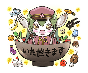Hatsune Miku senbonsakura sticker #695268