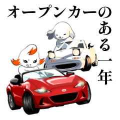 オープンカーのある一年