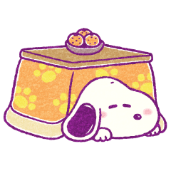 สติ๊กเกอร์ไลน์ Lovely Snoopy (Hibernate)
