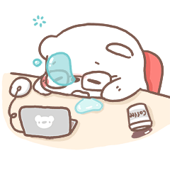 หมีขอ ทำงานกันนะ