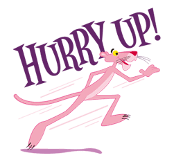 The Pink Panther Winks Sticker - Sticker Mania