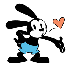 Oswald the Lucky Rabbit sticker #1680374
