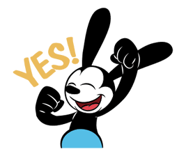 Oswald the Lucky Rabbit sticker #1680394