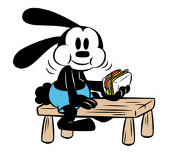 Oswald the Lucky Rabbit sticker #1680406