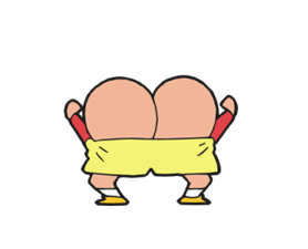 Get Up and Move, Crayon Shin-chan! sticker #2040285