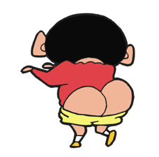 Get Up and Move, Crayon Shin-chan! sticker #2040286