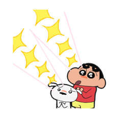 Get Up and Move, Crayon Shin-chan! sticker #2040297