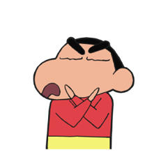 Get Up and Move, Crayon Shin-chan! sticker #2040300