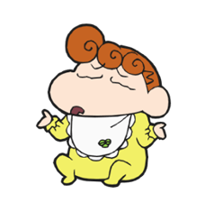 Get Up and Move, Crayon Shin-chan! sticker #2040302