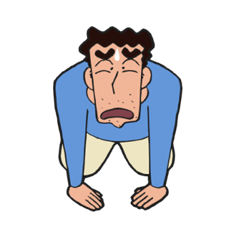 Get Up and Move, Crayon Shin-chan! sticker #2040304