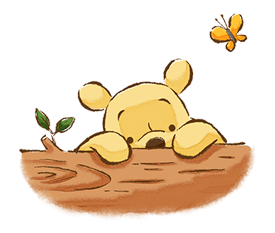 Pooh Friends Sunny Days By The Walt Disney Company Japan Ltd Sticker