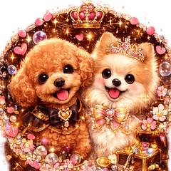 つかまったわんこ（使える場面は少ない）