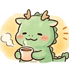 毎日使えるゆるかわいい龍神くん ほのぼの3