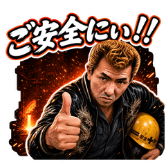 ご安全にぃ！さとるくん