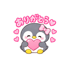 ふわふわペンギン♡ゆるかわスタンプ