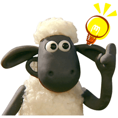 Shaun the Sheep Animated Stickers