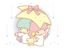 Little Twin Stars Animated Stickers  Little twin stars, Music stickers,  Animation