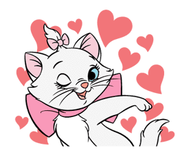 Disney Marie Animated Stickers sticker #4019783