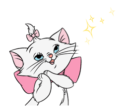 Disney Marie Animated Stickers sticker #4019784