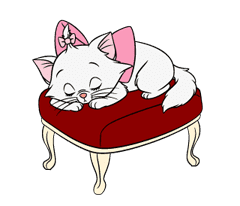 Disney Marie Animated Stickers sticker #4019799