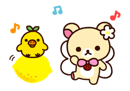 Rilakkuma & Kiiroitori sticker #4328156
