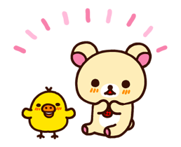 Rilakkuma & Kiiroitori sticker #4328167