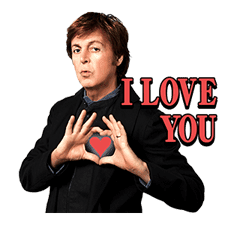 Chat with Paul McCartney sticker #5286101