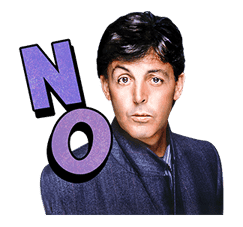 Chat with Paul McCartney sticker #5286103