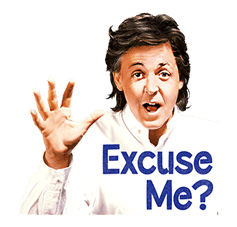 Chat with Paul McCartney sticker #5286104