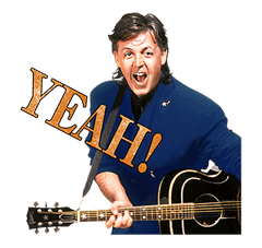 Chat with Paul McCartney sticker #5286110