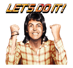 Chat with Paul McCartney sticker #5286112