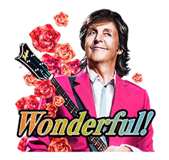 Chat with Paul McCartney sticker #5286113
