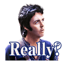 Chat with Paul McCartney sticker #5286117