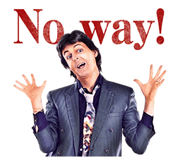 Chat with Paul McCartney sticker #5286118