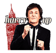 Chat with Paul McCartney sticker #5286120